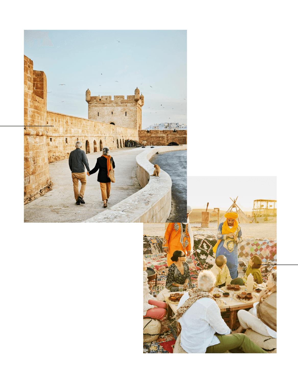 Beige Asymmetric Travel Square Photo Book